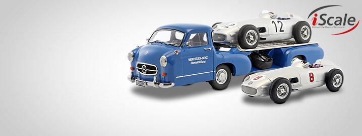 Blue Wonder Mercedes-Benz Blue Wonder 
race transporter & W196